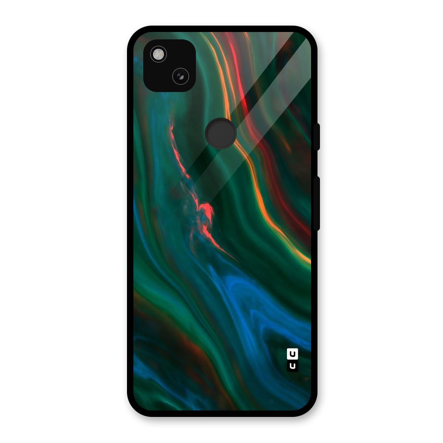 Inverse Marble Glass Back Case for Google Pixel 4a