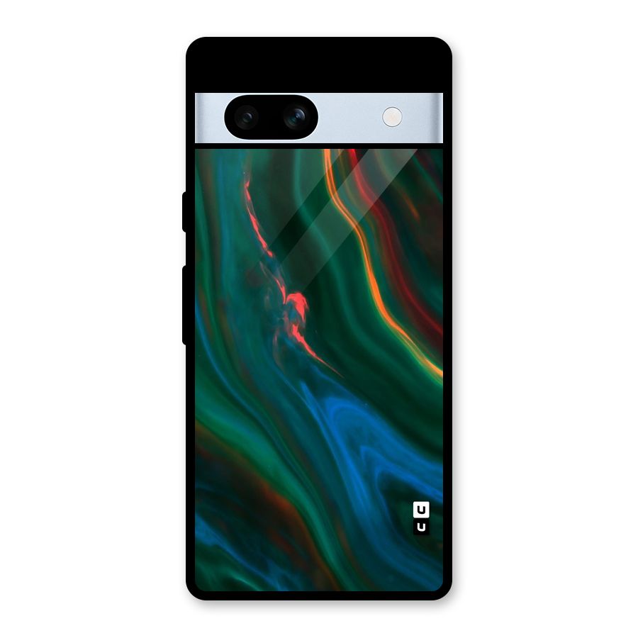 Inverse Marble Glass Back Case for Google Pixel 7a