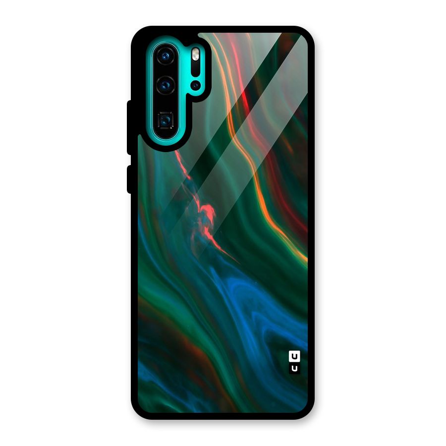 Inverse Marble Glass Back Case for Huawei P30 Pro