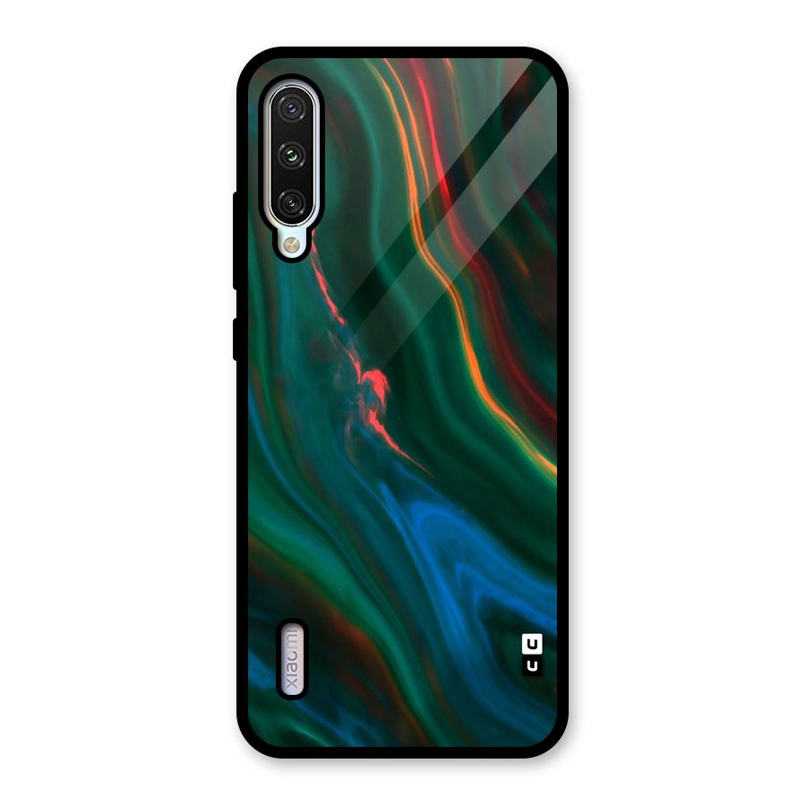 Inverse Marble Glass Back Case for Mi A3