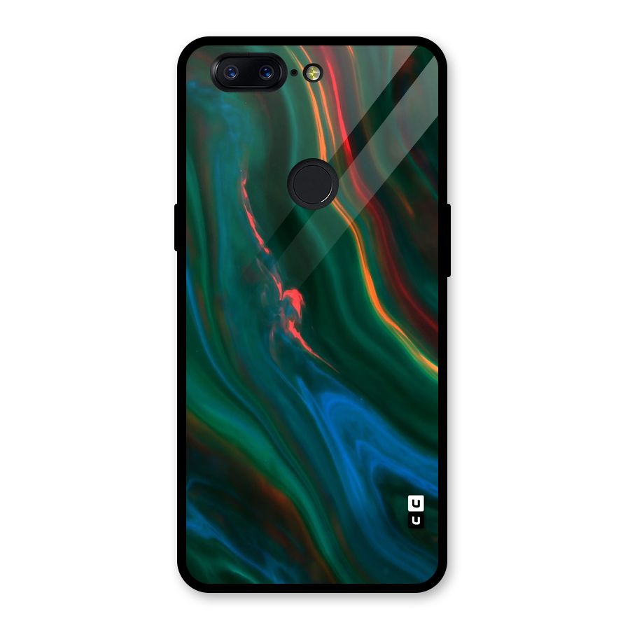 Inverse Marble Glass Back Case for OnePlus 5T