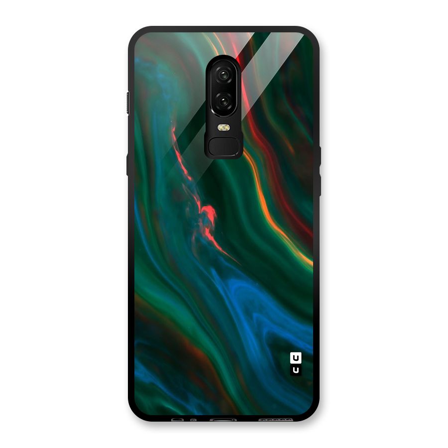 Inverse Marble Glass Back Case for OnePlus 6