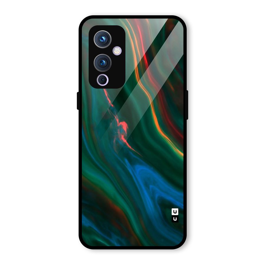 Inverse Marble Glass Back Case for OnePlus 9