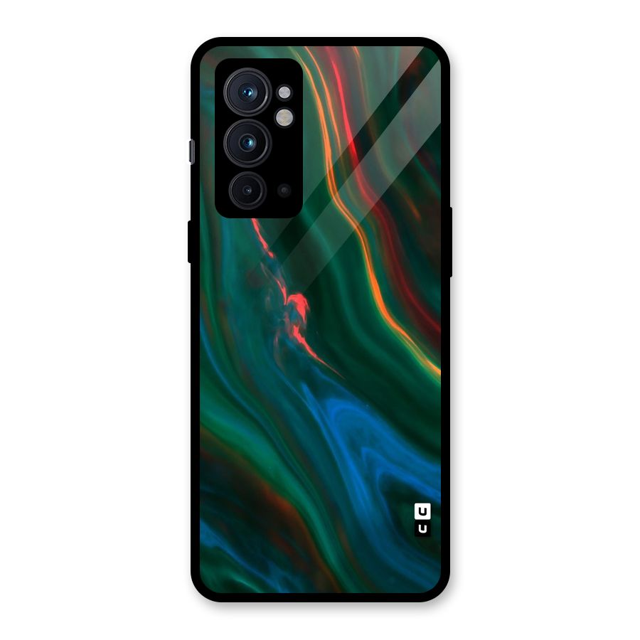 Inverse Marble Glass Back Case for OnePlus 9RT 5G