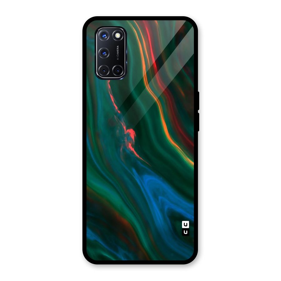 Inverse Marble Glass Back Case for Oppo A52