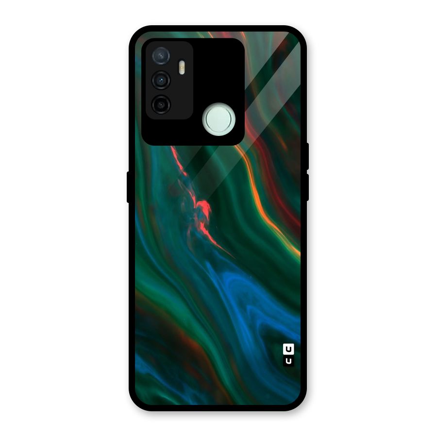Inverse Marble Glass Back Case for Oppo A53