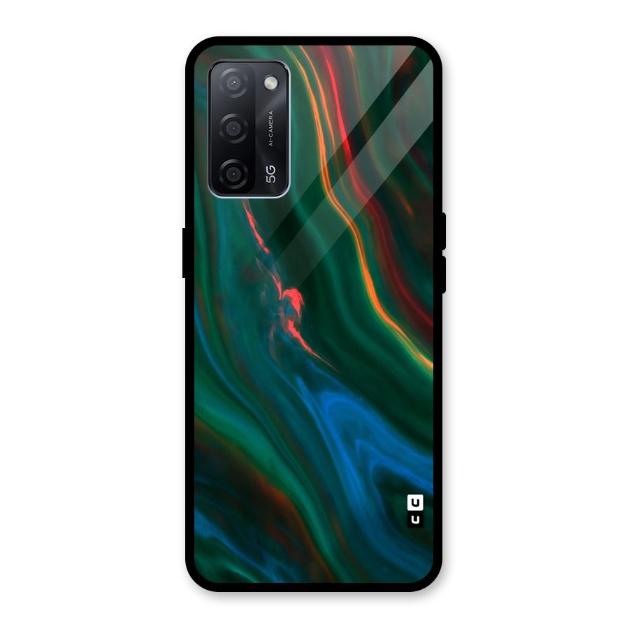Inverse Marble Glass Back Case for Oppo A53s 5G