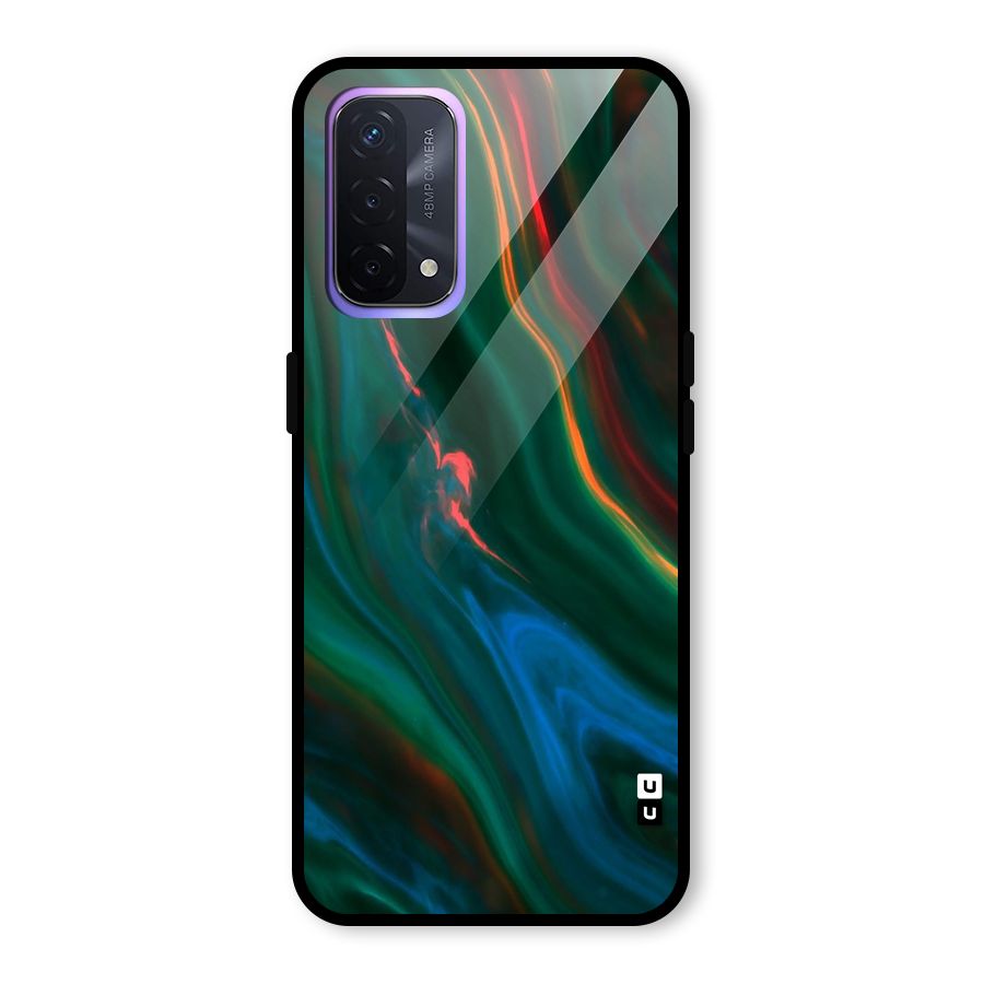 Inverse Marble Glass Back Case for Oppo A74 5G
