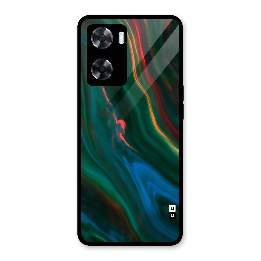 Inverse Marble Glass Back Case for Oppo A77s