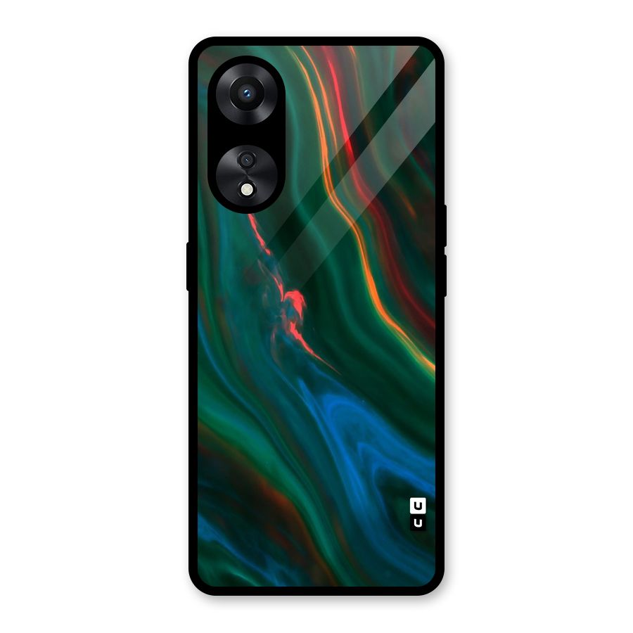 Inverse Marble Glass Back Case for Oppo A78