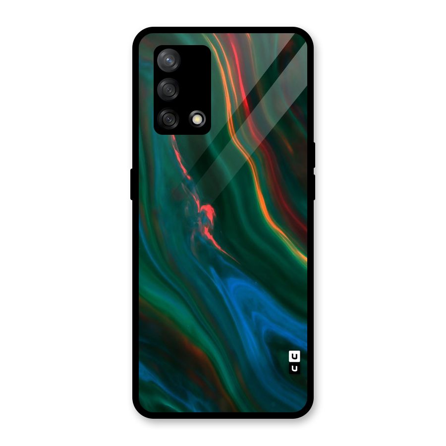 Inverse Marble Glass Back Case for Oppo F19