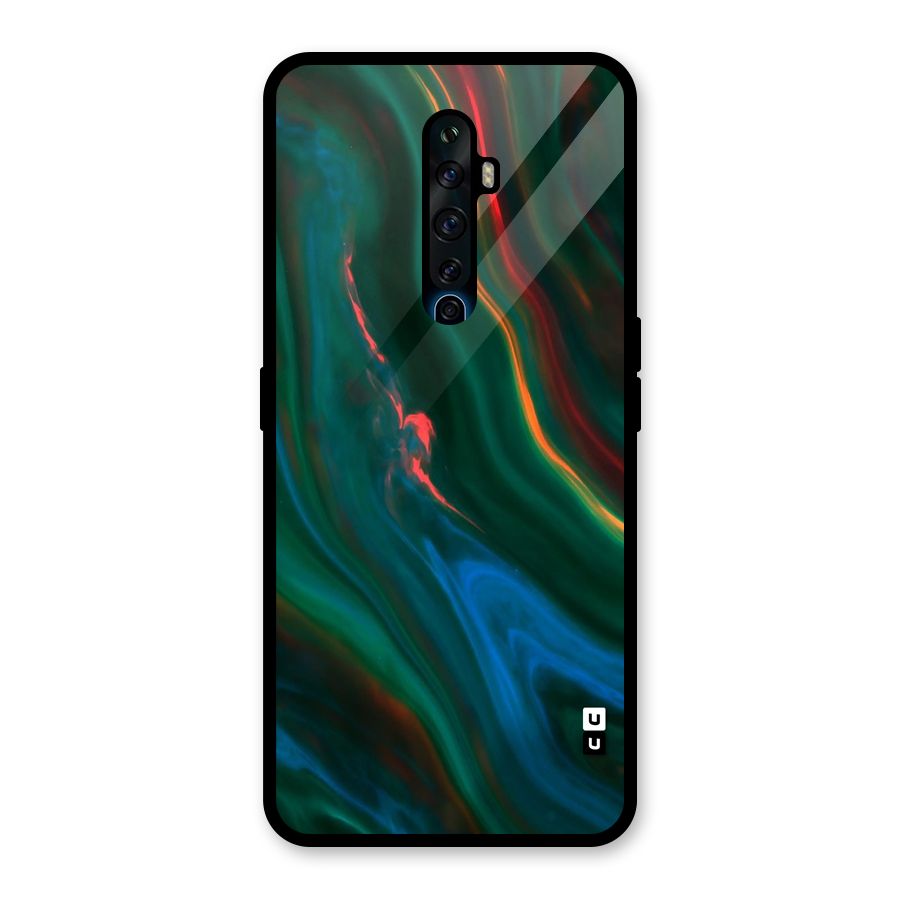 Inverse Marble Glass Back Case for Oppo Reno2 F
