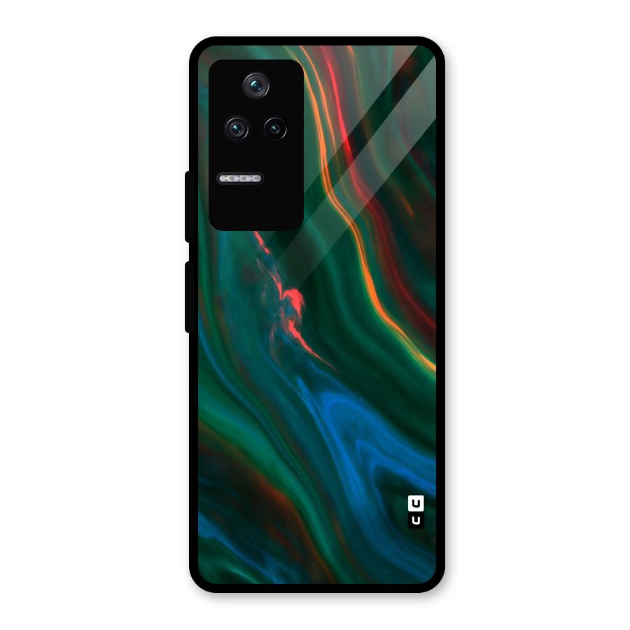 Inverse Marble Glass Back Case for Poco F4 5G