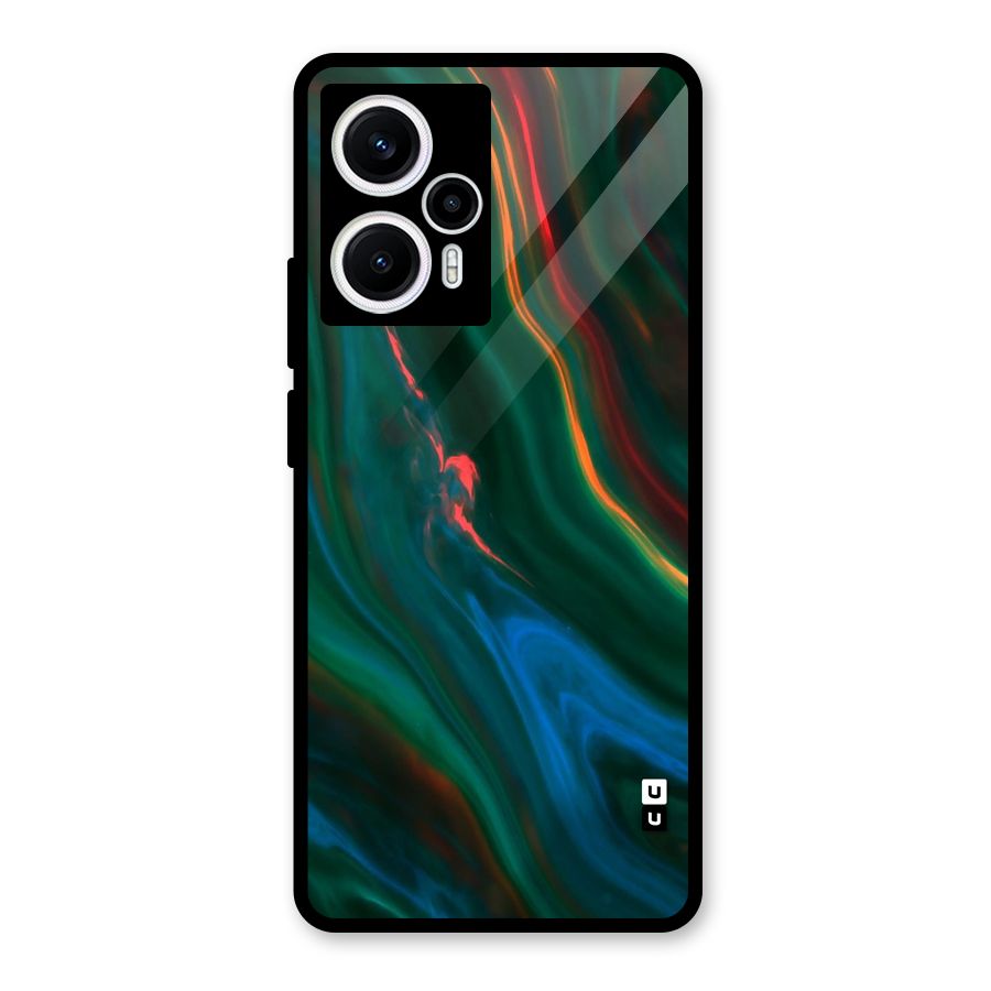 Inverse Marble Glass Back Case for Poco F5