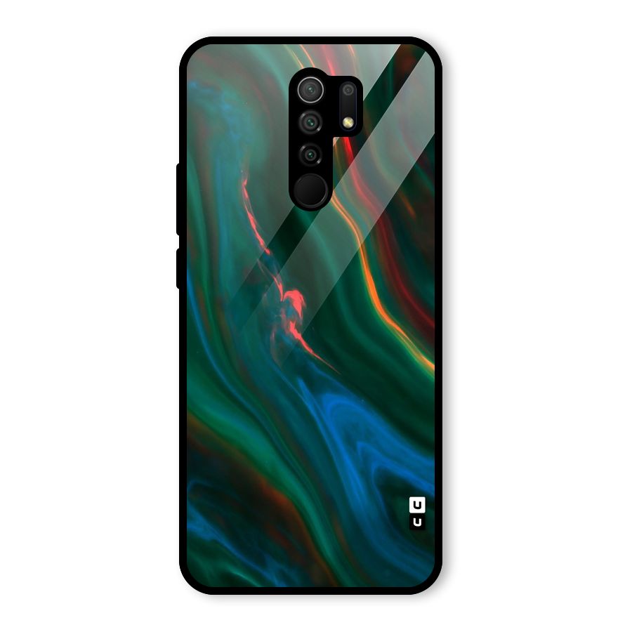 Inverse Marble Glass Back Case for Poco M2