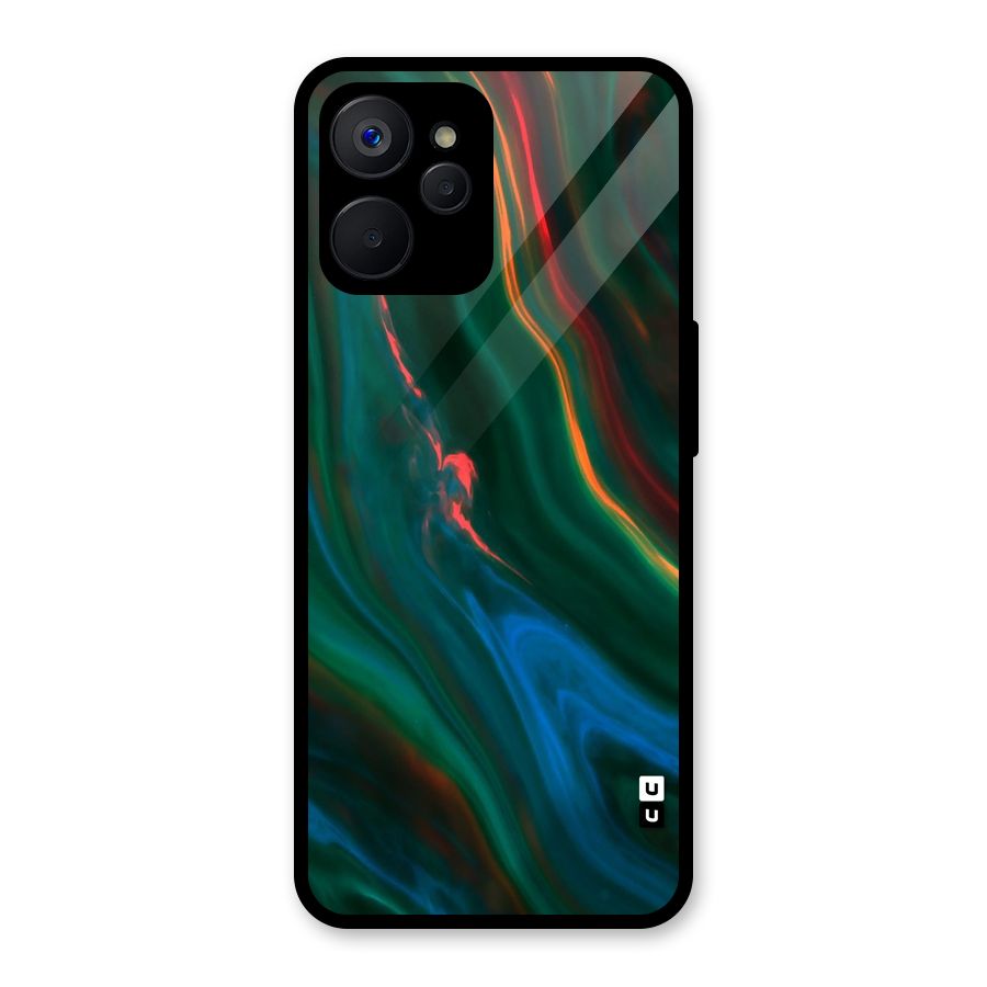 Inverse Marble Glass Back Case for Realme 9i 5G