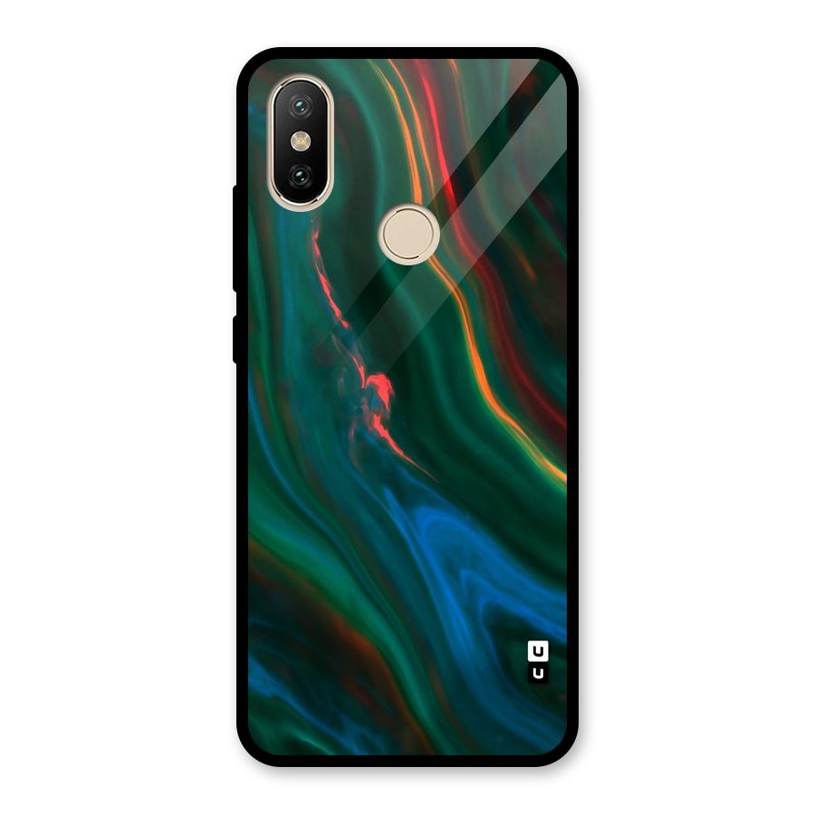 Inverse Marble Glass Back Case for Redmi A2