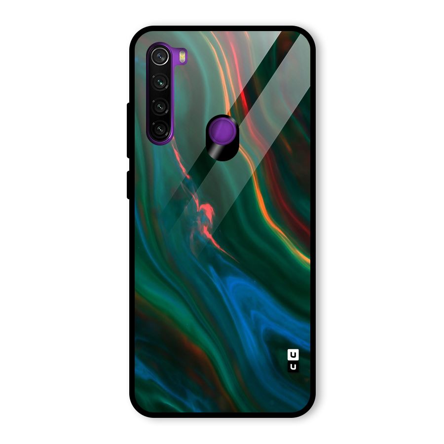 Inverse Marble Glass Back Case for Redmi Note 8