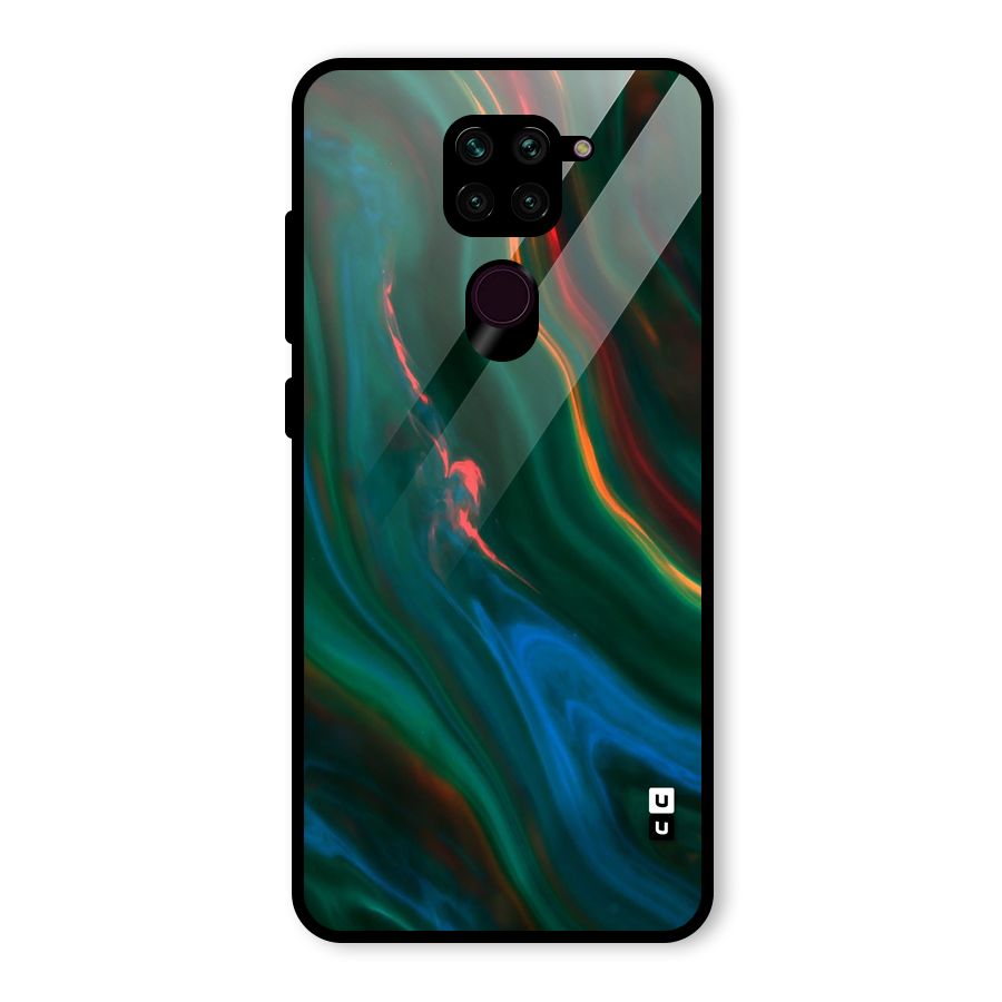 Inverse Marble Glass Back Case for Redmi Note 9