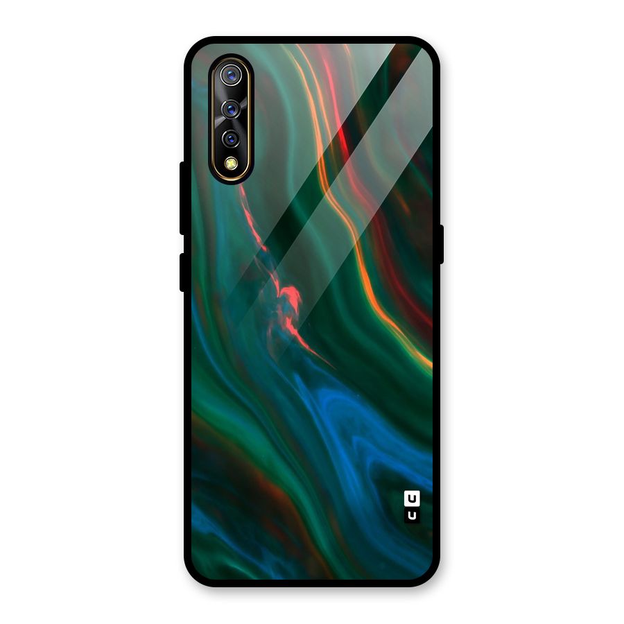 Inverse Marble Glass Back Case for Vivo S1