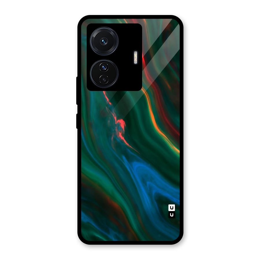 Inverse Marble Glass Back Case for Vivo T1 Pro