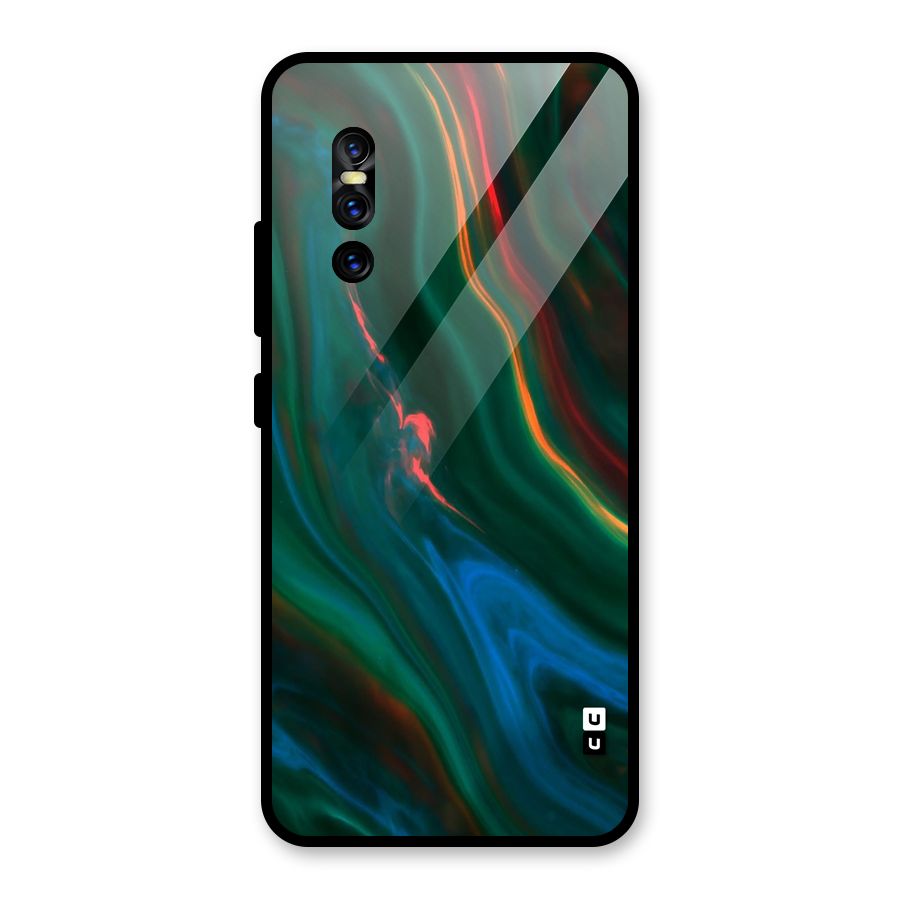 Inverse Marble Glass Back Case for Vivo V15 Pro