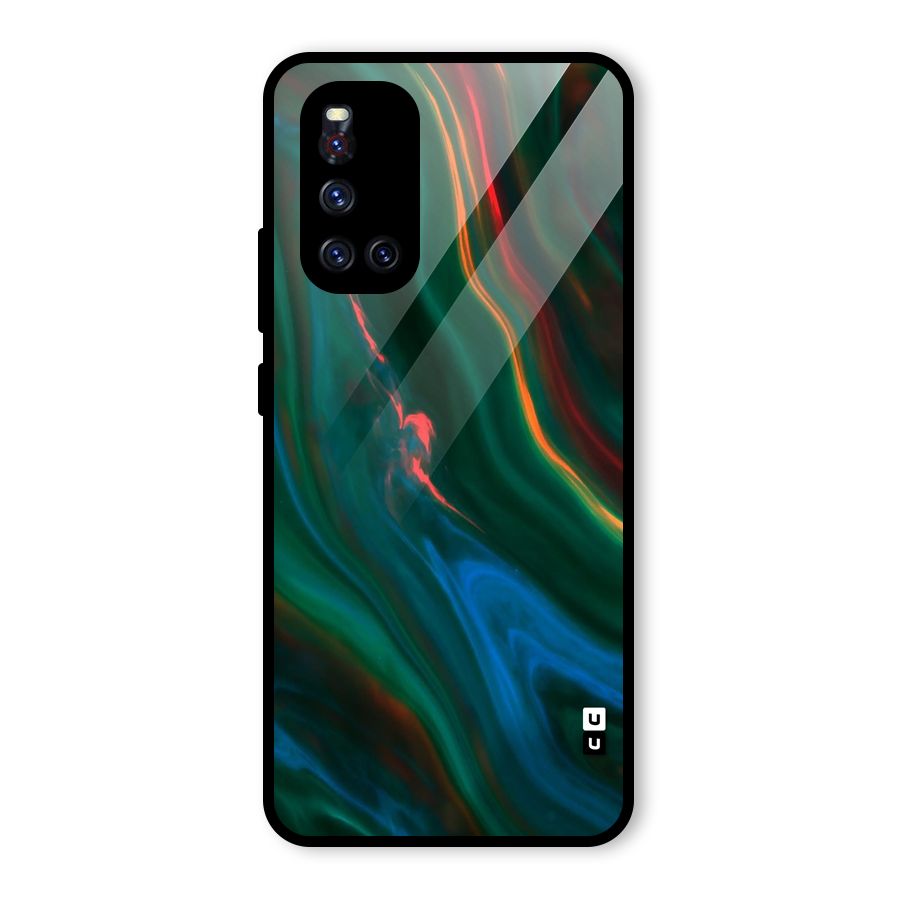 Inverse Marble Glass Back Case for Vivo V19