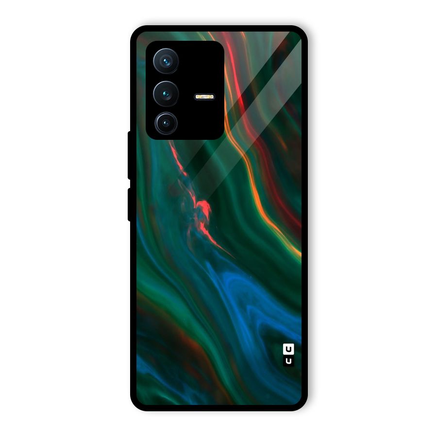 Inverse Marble Glass Back Case for Vivo V23 Pro