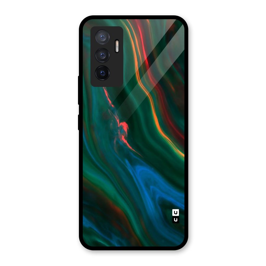 Inverse Marble Glass Back Case for Vivo V23e