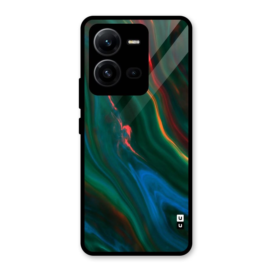 Inverse Marble Glass Back Case for Vivo V25