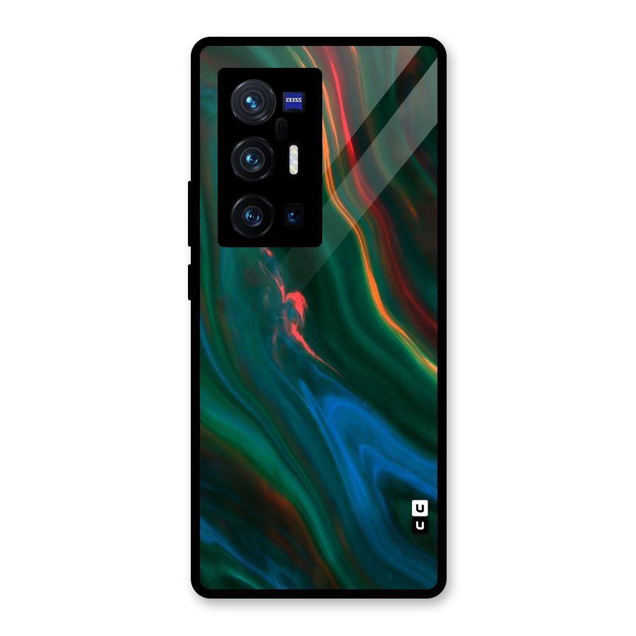 Inverse Marble Glass Back Case for Vivo X70 Pro Plus