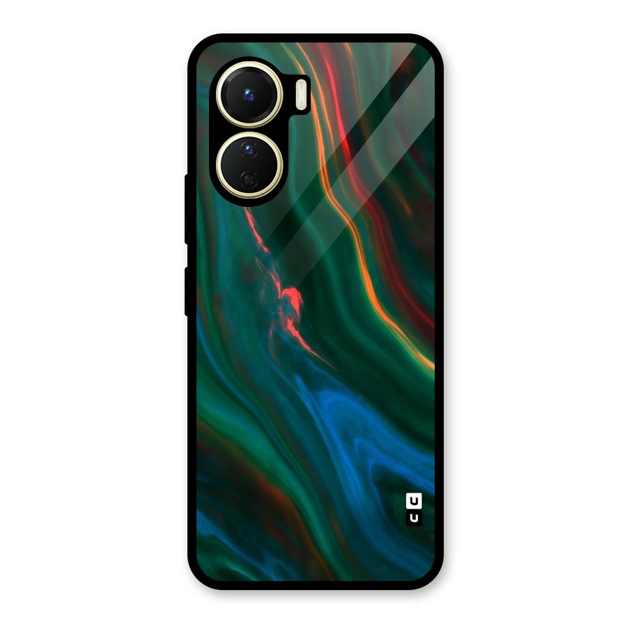 Inverse Marble Glass Back Case for Vivo Y16