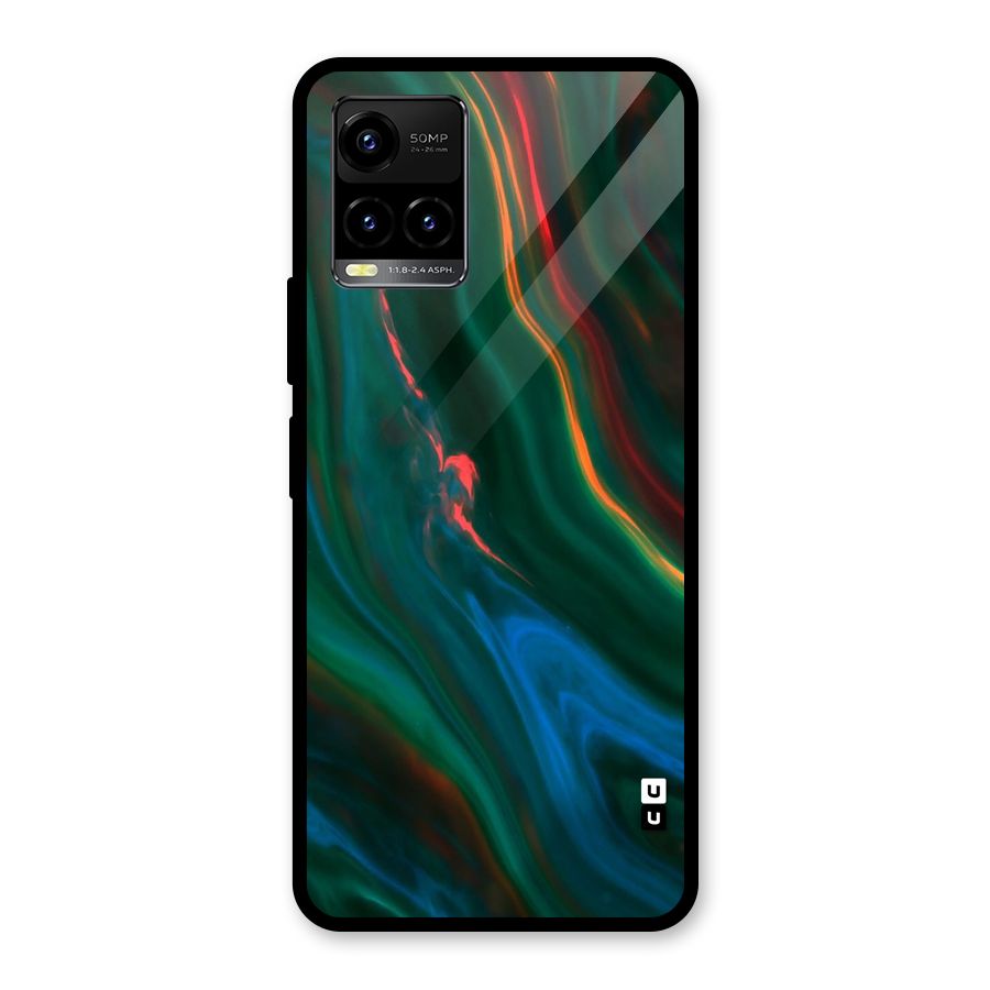 Inverse Marble Glass Back Case for Vivo Y21T