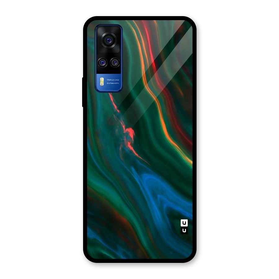 Inverse Marble Glass Back Case for Vivo Y31