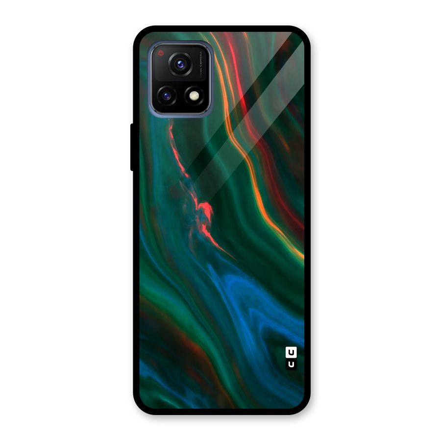 Inverse Marble Glass Back Case for Vivo Y72 5G