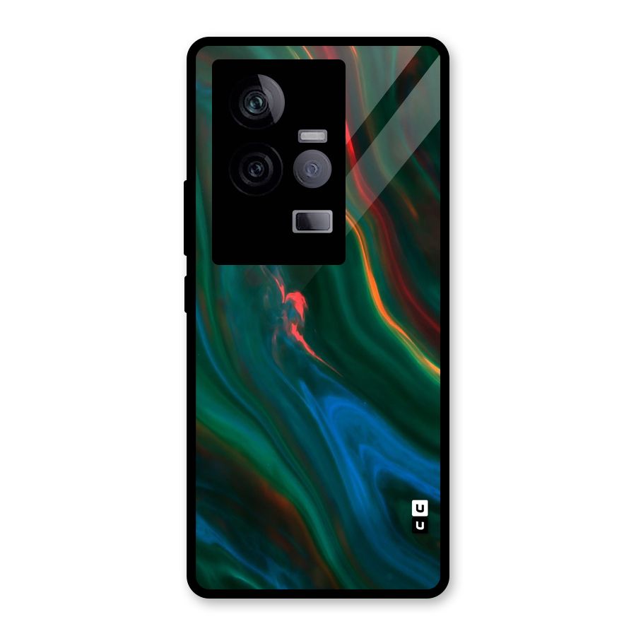 Inverse Marble Glass Back Case for Vivo iQOO 11 5G