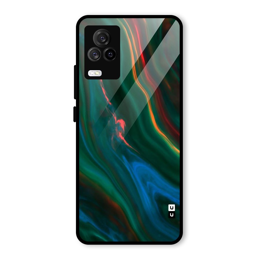 Inverse Marble Glass Back Case for Vivo iQOO 7 Legend 5G