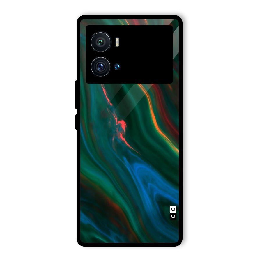 Inverse Marble Glass Back Case for Vivo iQOO 9 Pro