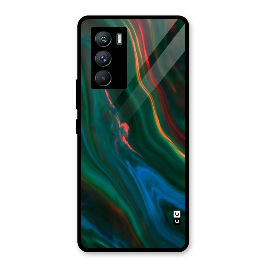 Inverse Marble Glass Back Case for Vivo iQOO 9 SE