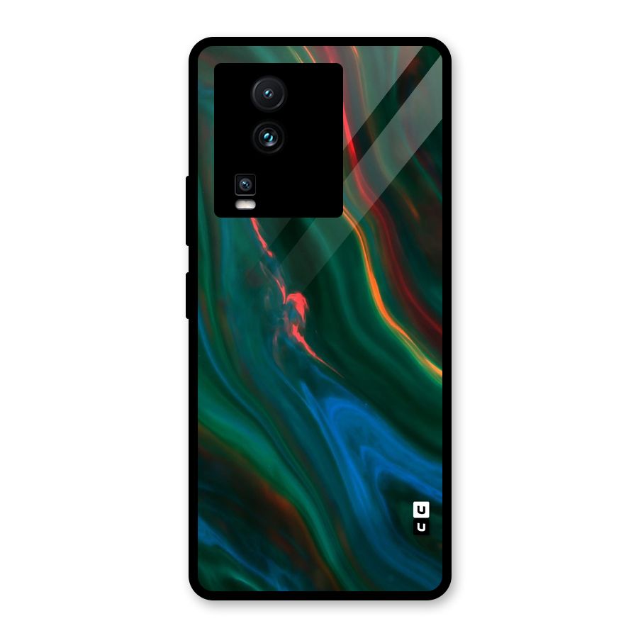 Inverse Marble Glass Back Case for Vivo iQOO Neo 7 Pro