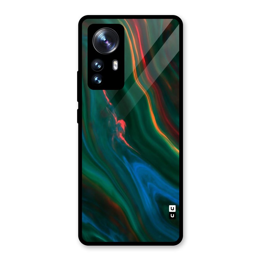 Inverse Marble Glass Back Case for Xiaomi 12 Pro