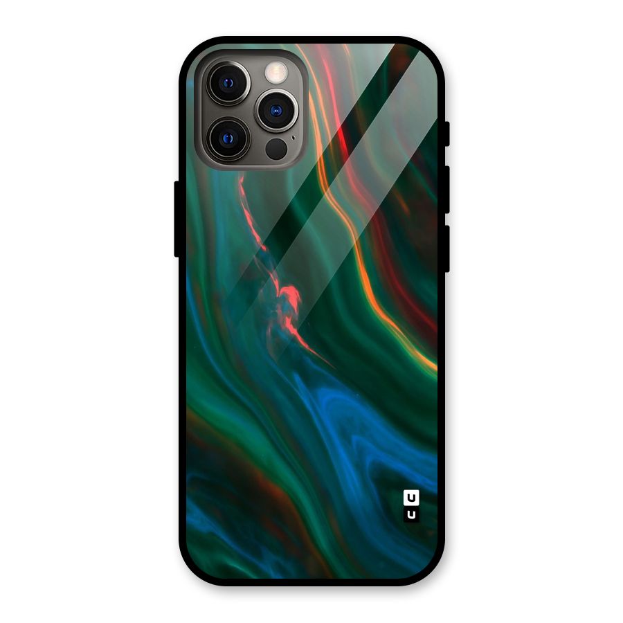 Inverse Marble Glass Back Case for iPhone 12 Pro