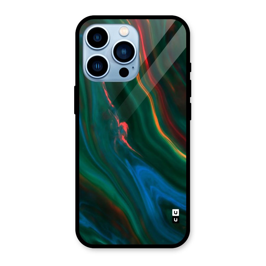 Inverse Marble Glass Back Case for iPhone 13 Pro