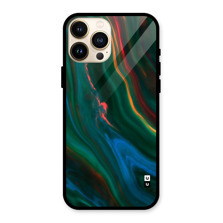 Inverse Marble Glass Back Case for iPhone 13 Pro Max