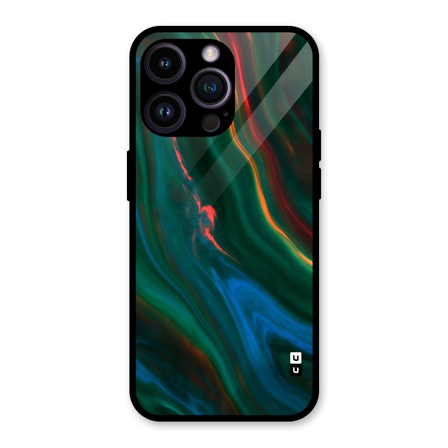 Inverse Marble Glass Back Case for iPhone 14 Pro Max