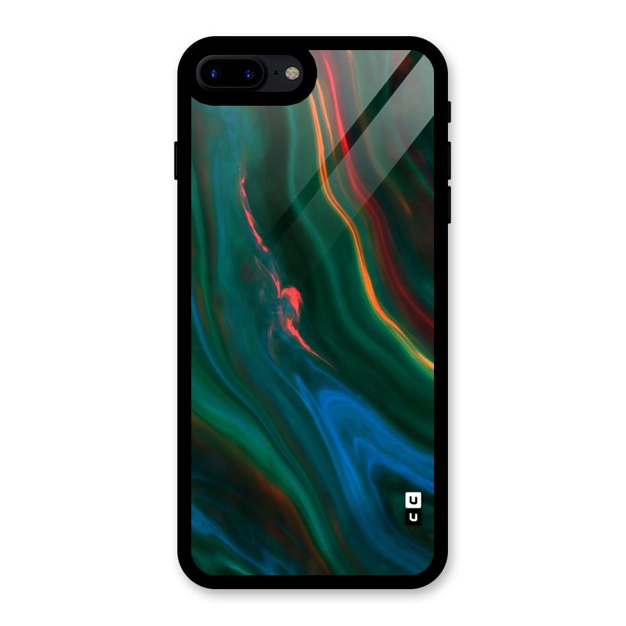 Inverse Marble Glass Back Case for iPhone 8 Plus