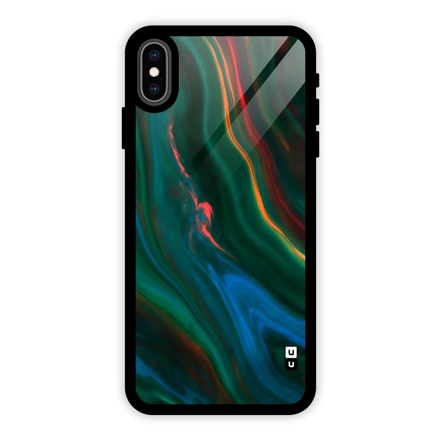 Inverse Marble Glass Back Case for iPhone XS Max