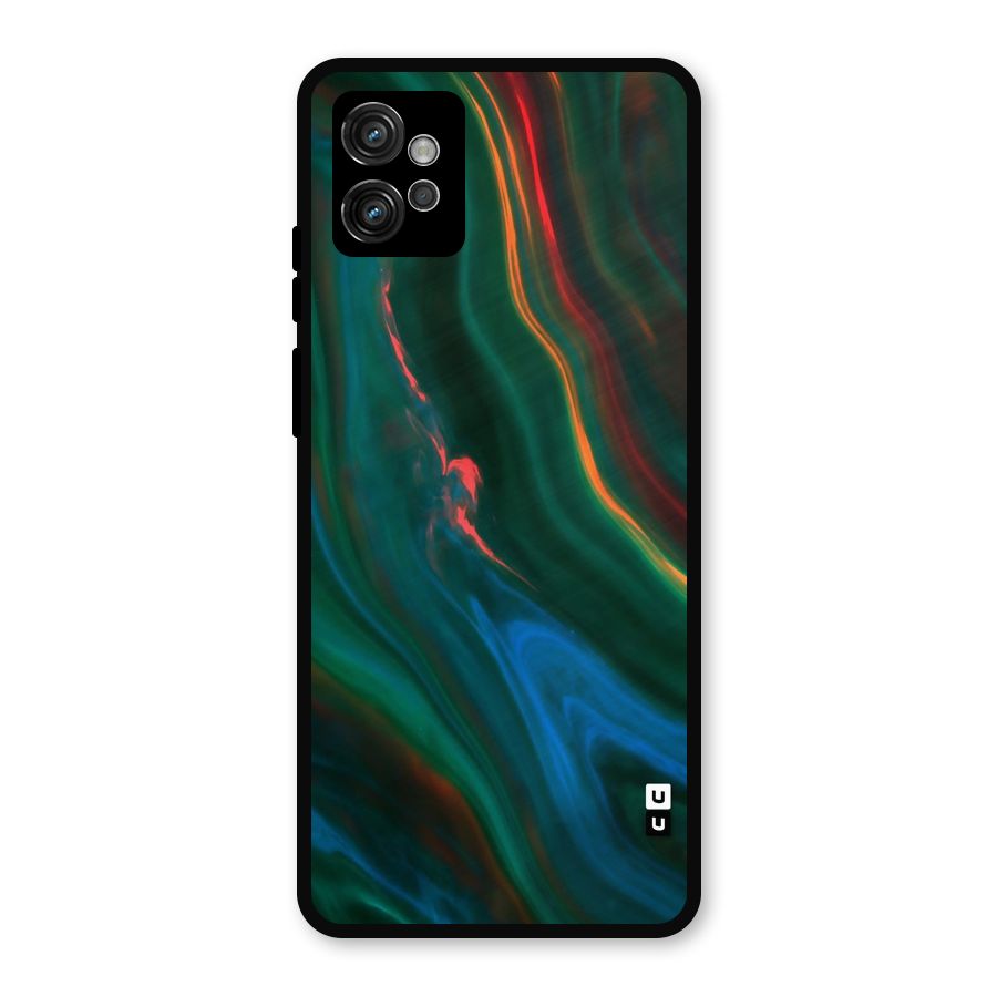 Inverse Marble Metal Back Case for Moto G32