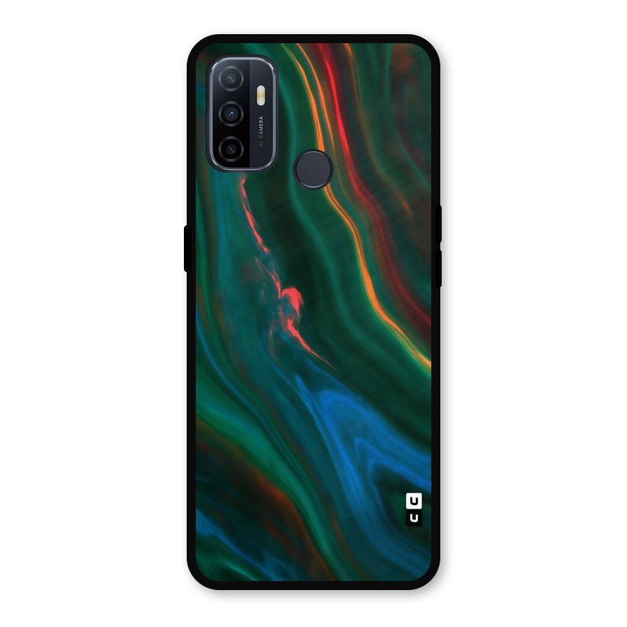 Inverse Marble Metal Back Case for Oppo A53