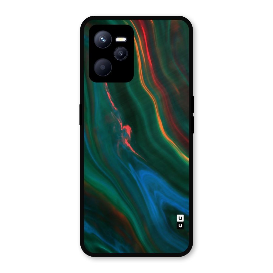 Inverse Marble Metal Back Case for Realme C35